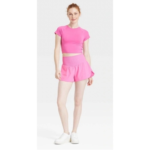 JoyLab Pants - JoyLab Hot Pink Athletic Shorts